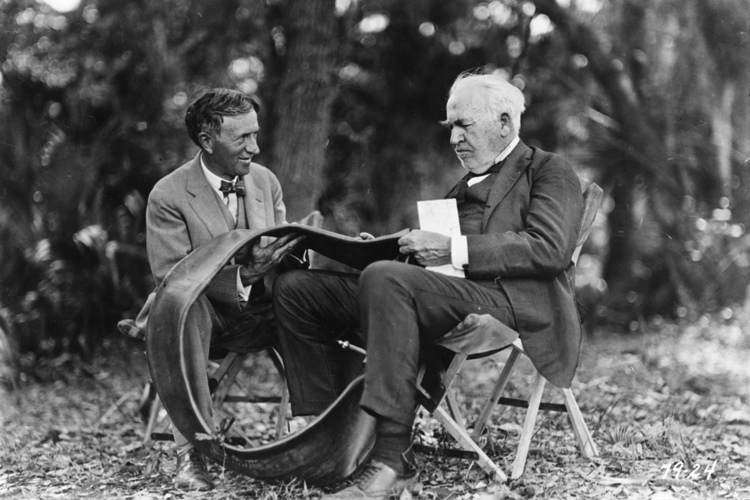 Thomas Edison and Henry Ford